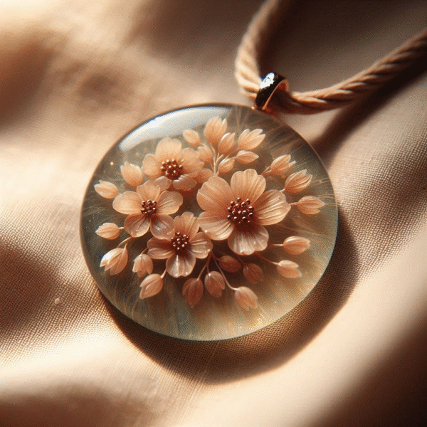 Resin Pendant – Botanical Jewelry Piece