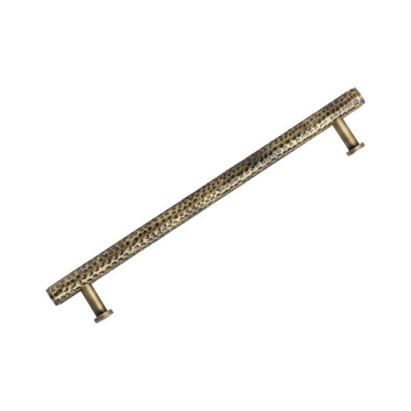 Antique Brass Hammered Cabinet Handle 9” Inch by REHMAN CRAFT