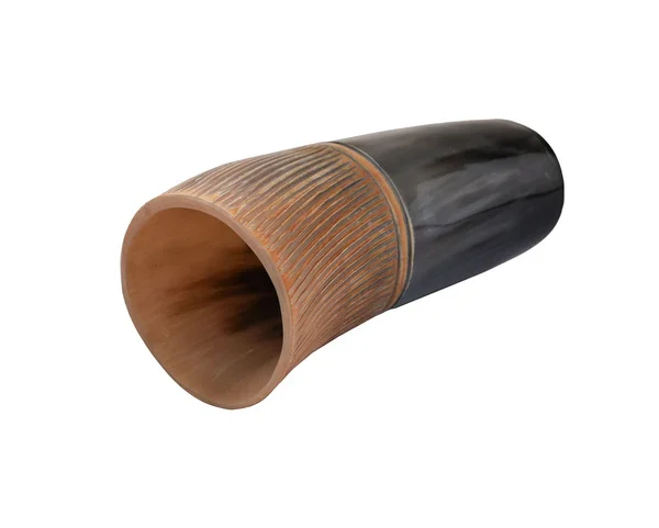 Horn Drinking Glasses - Holds Up to 10 Oz, Striped by REHMAN CRAFT