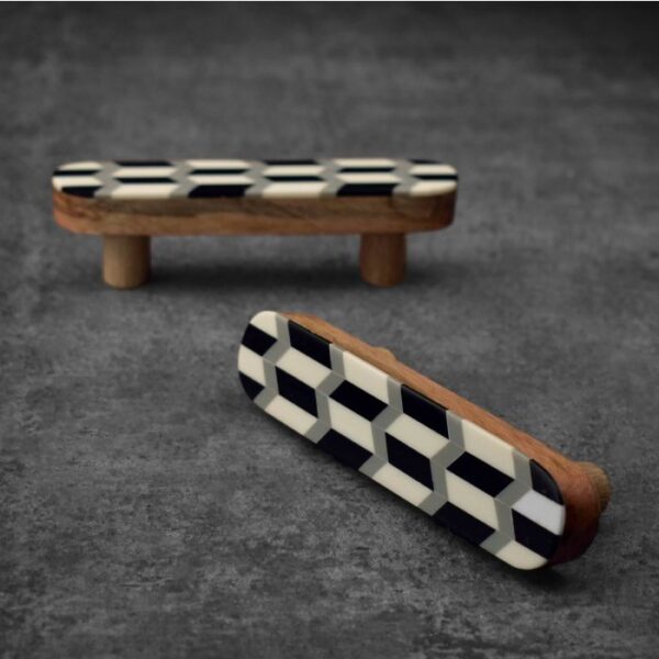 Bricklane Epoxy Wood Cabinet and Wardrobe Handle by REHMAN CRAFT