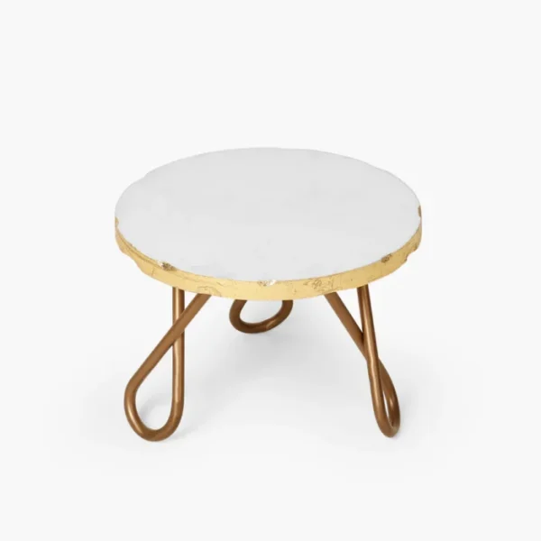 White Marble Frost Cake Stand by REHMAN CRAFT