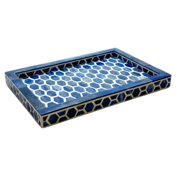 Perfect Fall Decor Accent, Stunning Resin Inlay Decorative Serving Tray. 12x8x1.5 Serve it up in style! by REHMAN CRAFT
