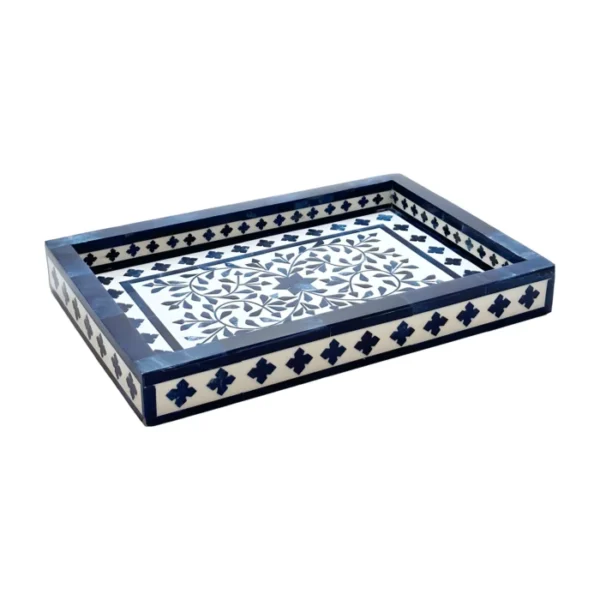 Perfect Fall Decor Accent, Stunning Resin Inlay Decorative Serving Tray. 12x8x1.5 Serve it up in style! by REHMAN CRAFT